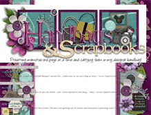 Tablet Screenshot of handbagsandscrapbooks.blogspot.com