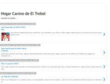Tablet Screenshot of hogarcaninoeltrebol.blogspot.com