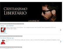 Tablet Screenshot of cristianismolibertario.blogspot.com