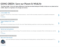 Tablet Screenshot of goinggreen-ideas.blogspot.com