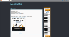 Desktop Screenshot of dailypianosheets.blogspot.com