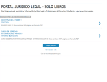 Tablet Screenshot of forodelderecho.blogspot.com