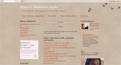 Desktop Screenshot of minnasdollhouselinks.blogspot.com