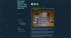 Desktop Screenshot of buysnesgames.blogspot.com