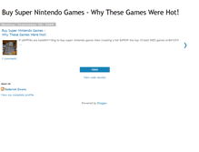 Tablet Screenshot of buysnesgames.blogspot.com
