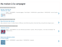 Tablet Screenshot of mamaisonalacampagne.blogspot.com