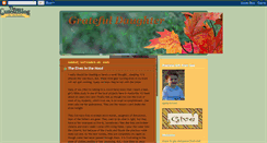 Desktop Screenshot of gratefuldaughter.blogspot.com