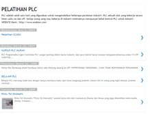 Tablet Screenshot of pelatihan-plc.blogspot.com