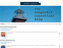Tablet Screenshot of nonprofitconsultant.blogspot.com