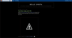 Desktop Screenshot of bellesirota.blogspot.com