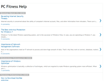 Tablet Screenshot of pc-fitness-help.blogspot.com