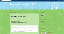 Desktop Screenshot of ingodslight.blogspot.com