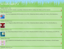 Tablet Screenshot of ingodslight.blogspot.com