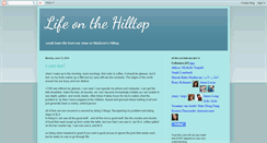 Desktop Screenshot of lifeonthehilltop.blogspot.com