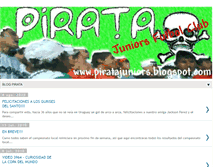 Tablet Screenshot of piratajuniors.blogspot.com