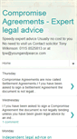 Mobile Screenshot of compromiseagreements.blogspot.com