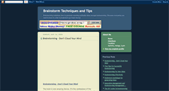 Desktop Screenshot of brainstorm-brain-storm-techniques.blogspot.com
