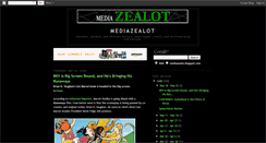 Desktop Screenshot of mediazealot.blogspot.com