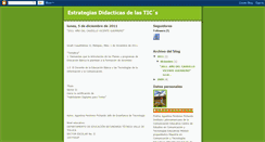 Desktop Screenshot of estrategiasdidacticasdelastics.blogspot.com