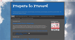 Desktop Screenshot of preparetoprevent.blogspot.com