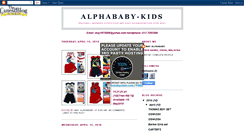 Desktop Screenshot of alphababy-kids.blogspot.com