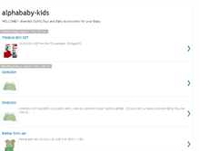 Tablet Screenshot of alphababy-kids.blogspot.com