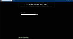 Desktop Screenshot of filipinoworkabroad.blogspot.com