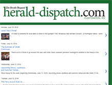 Tablet Screenshot of herald-dispatchblogs05.blogspot.com