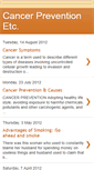 Mobile Screenshot of canceretcetera.blogspot.com