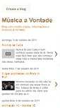 Mobile Screenshot of musicaavontade.blogspot.com
