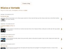 Tablet Screenshot of musicaavontade.blogspot.com