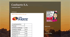 Desktop Screenshot of consuerte.blogspot.com
