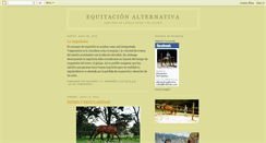 Desktop Screenshot of equitacionalternativa.blogspot.com