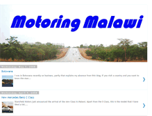 Tablet Screenshot of motoringmalawi.blogspot.com