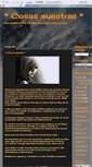 Mobile Screenshot of cosasnuestas.blogspot.com