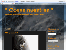 Tablet Screenshot of cosasnuestas.blogspot.com