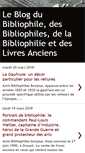 Mobile Screenshot of bibliophilie.blogspot.com