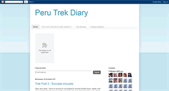 Desktop Screenshot of davids-peru-trek-diary.blogspot.com