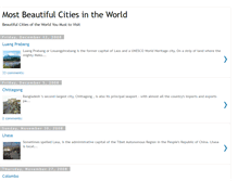 Tablet Screenshot of mostbeautifulcities.blogspot.com