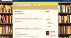 Desktop Screenshot of comparebeermats.blogspot.com