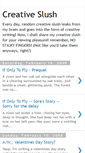 Mobile Screenshot of creativeslush.blogspot.com