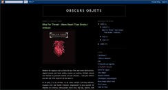 Desktop Screenshot of obscurs-objets.blogspot.com