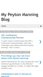 Mobile Screenshot of mypeytonmanningblog.blogspot.com