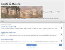 Tablet Screenshot of gavetadenuvens.blogspot.com