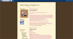 Desktop Screenshot of kellysblogforenglish102.blogspot.com