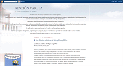 Desktop Screenshot of gestionvarela.blogspot.com