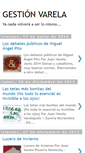 Mobile Screenshot of gestionvarela.blogspot.com