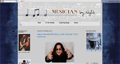 Desktop Screenshot of musicianbynight.blogspot.com