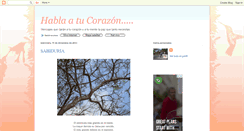 Desktop Screenshot of habla-a-tu-corazon.blogspot.com