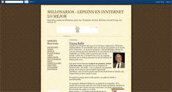 Desktop Screenshot of lepeinnmillonarios.blogspot.com